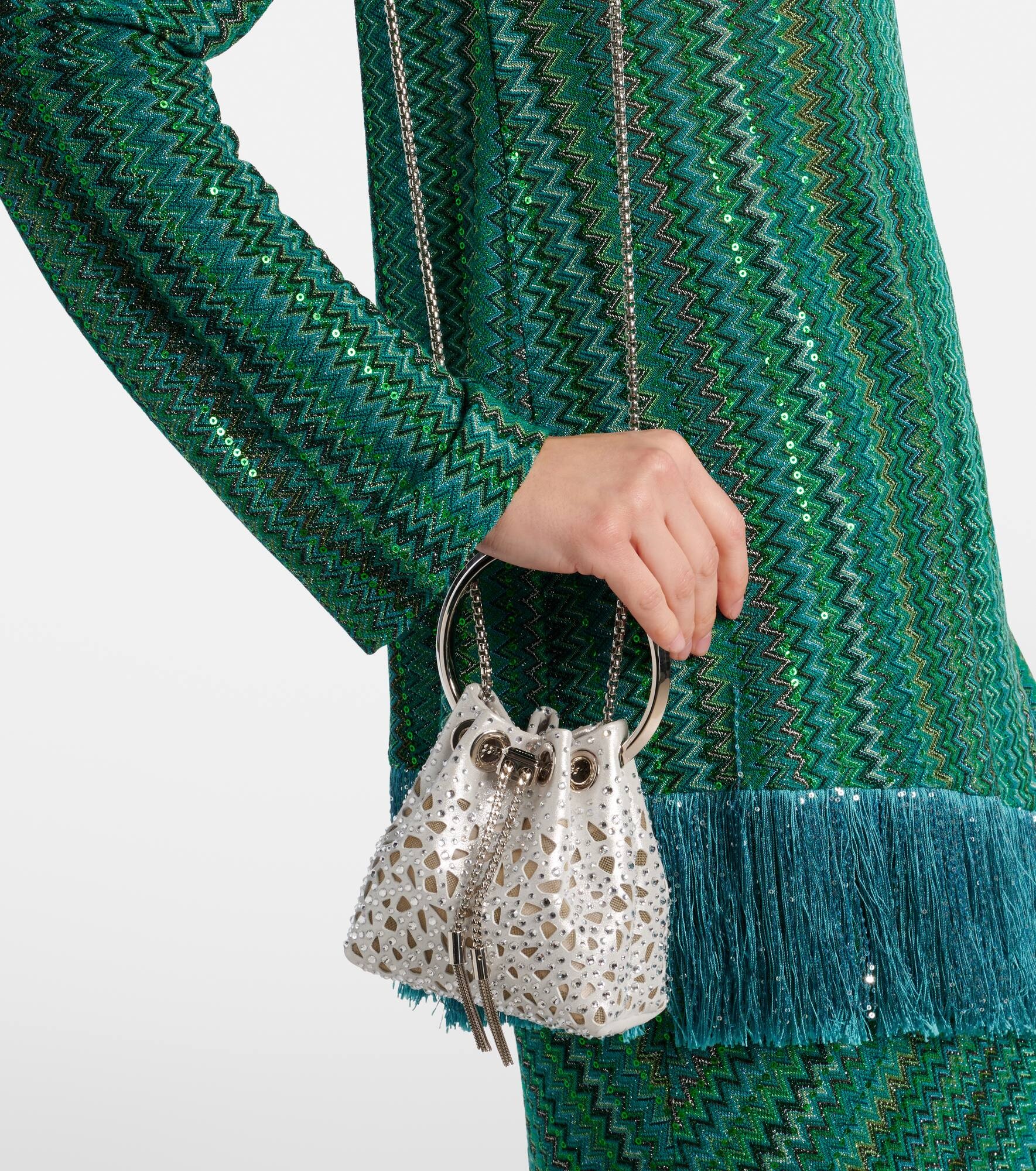 Bon Bon Micro satin bucket bag - 2