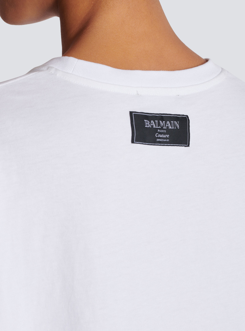 Short-sleeved T-shirt with Kiss print 8