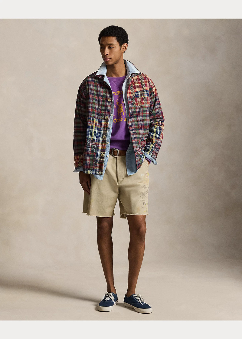Patchwork Madras Overshirt 3