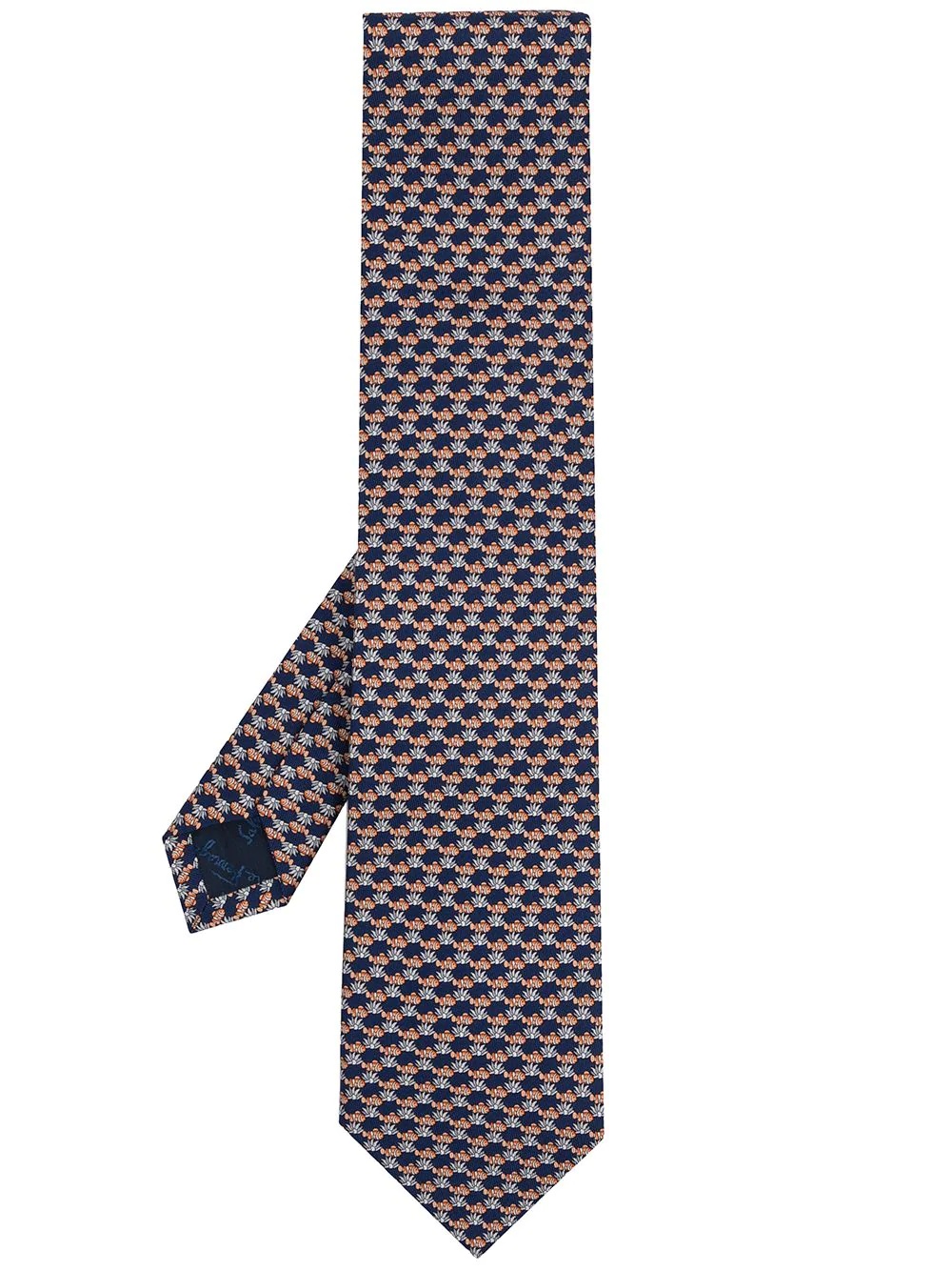 animal-pattern tie - 1