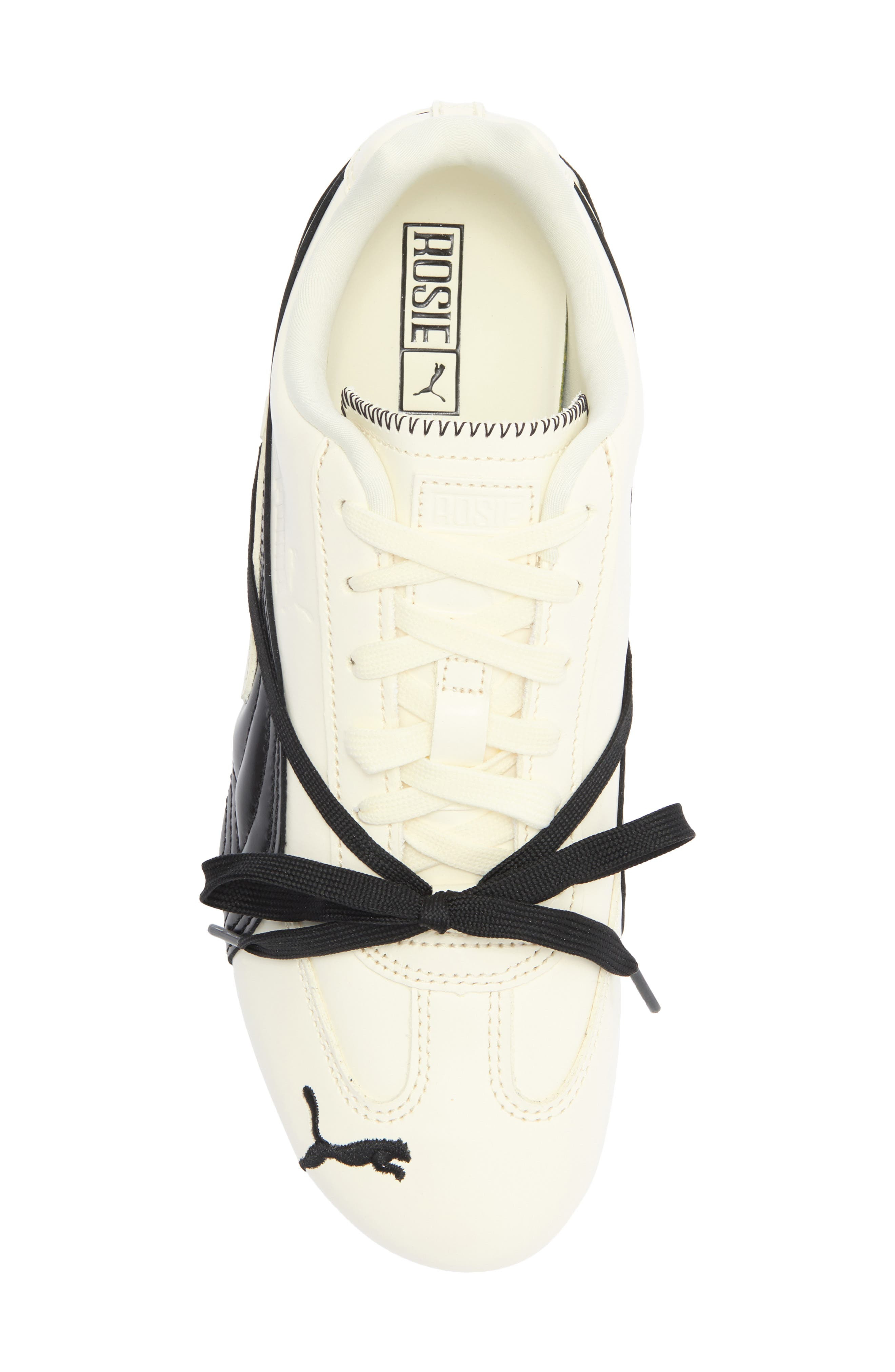 PUMA x Rosé Speedcat Premium Sneaker in Warm White/Puma Black at Nordstrom - 5