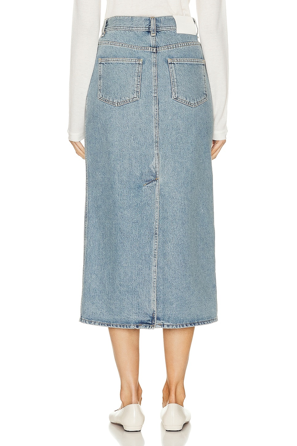 Rona Denim Long Skirt - 3