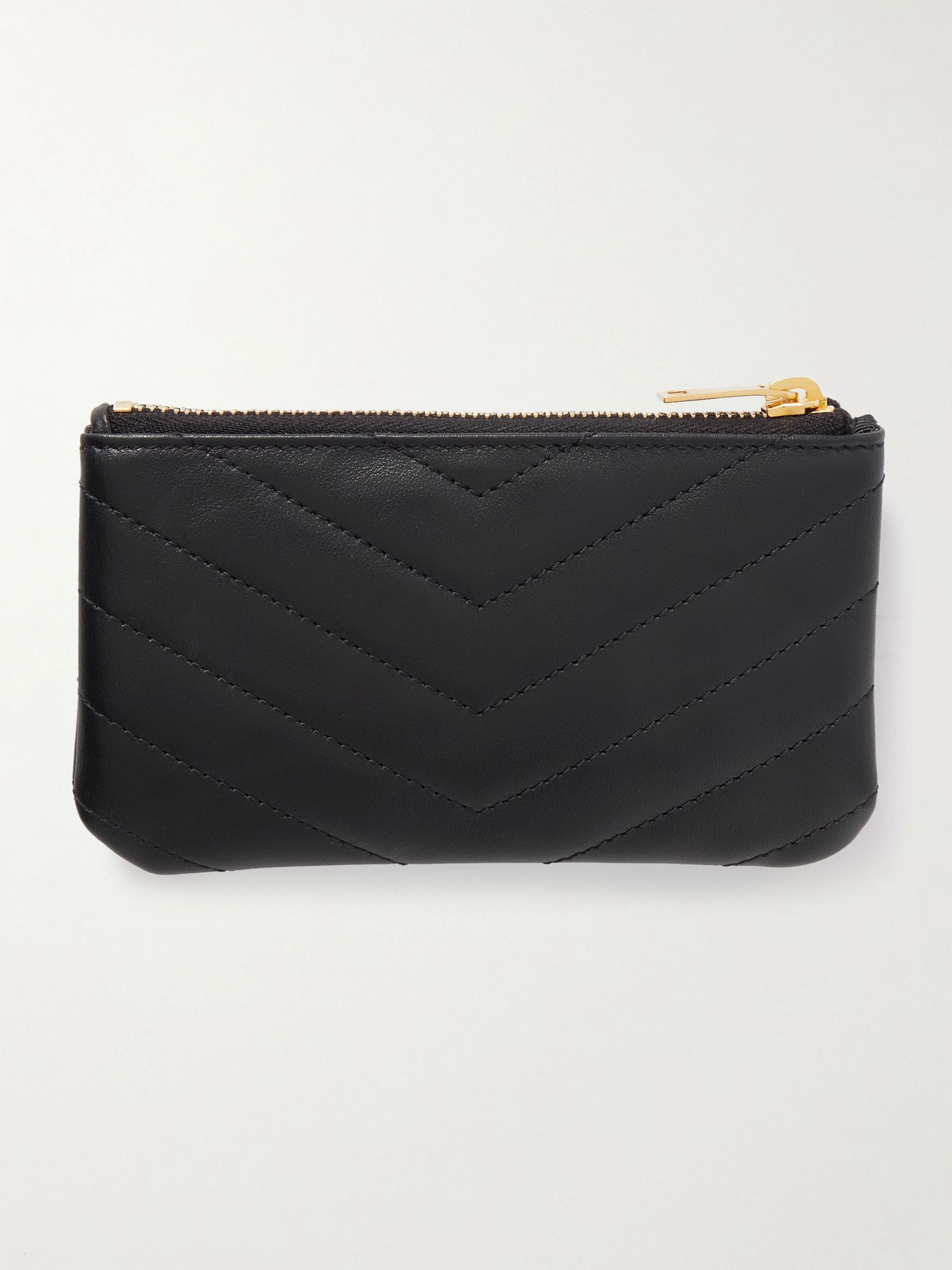 Cassandre quilted leather wallet Black - 3
