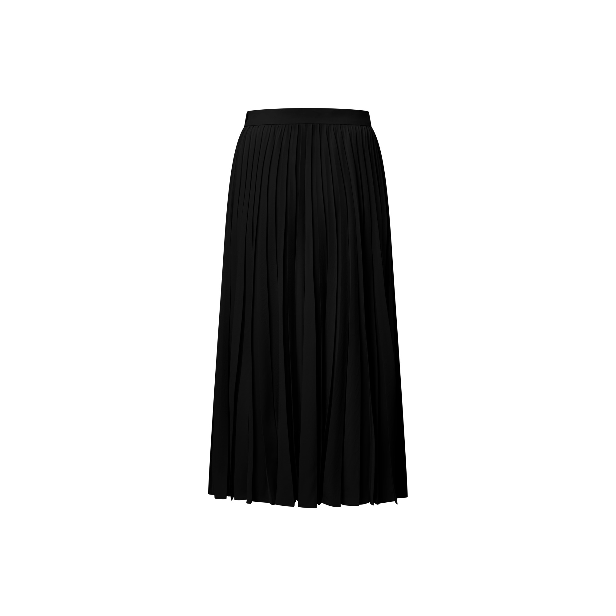Monogram Accent Pleated Skirt - 3