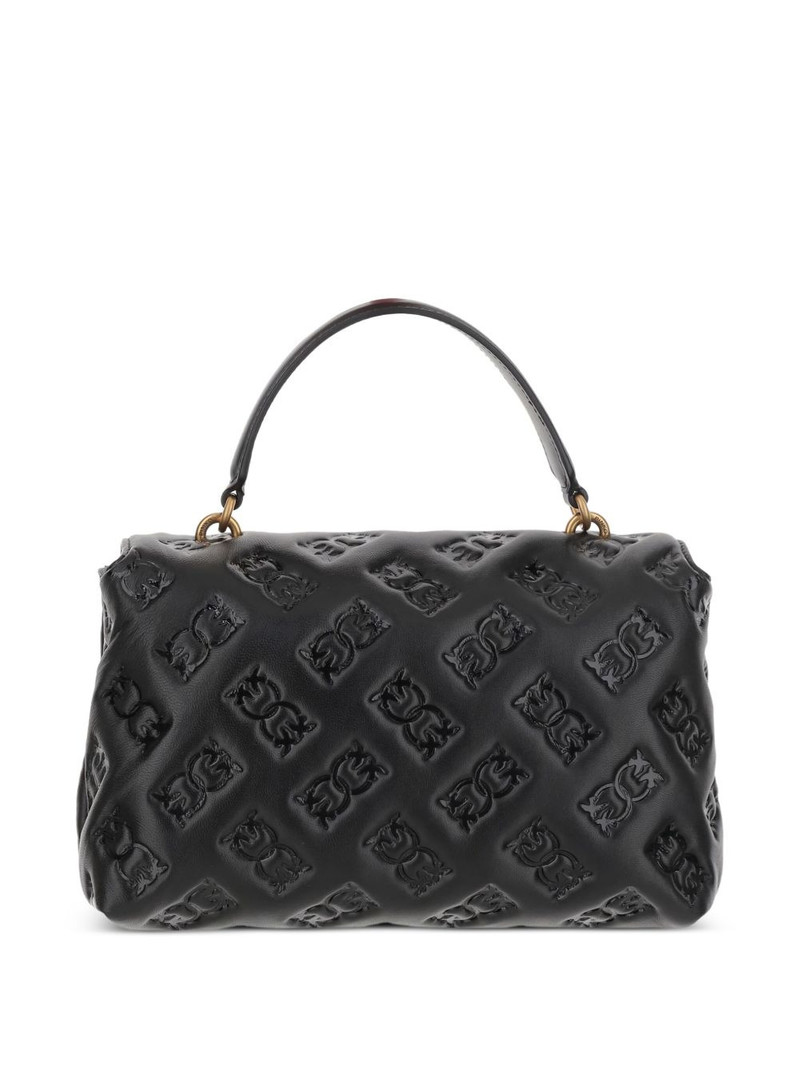 PINKO medium Love embossed tote bag outlook