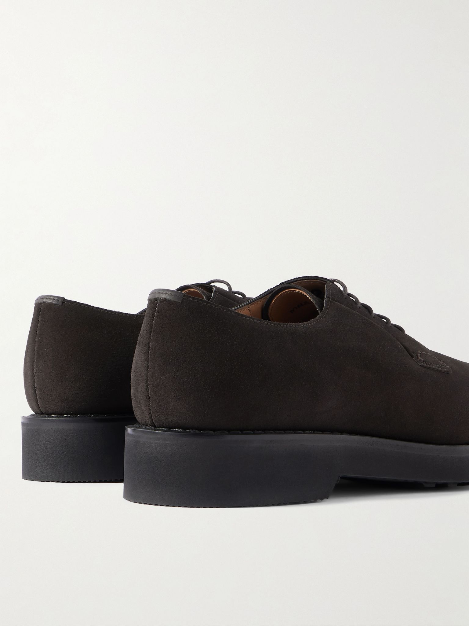 Stratton I Suede Derby Shoes Dark brown - 5