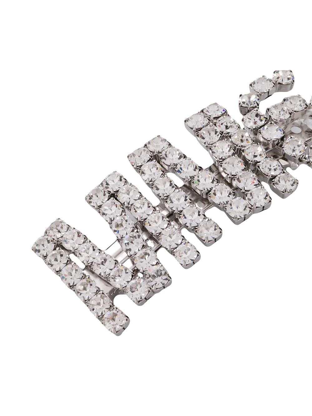 crystal-embellished hair clip - 3