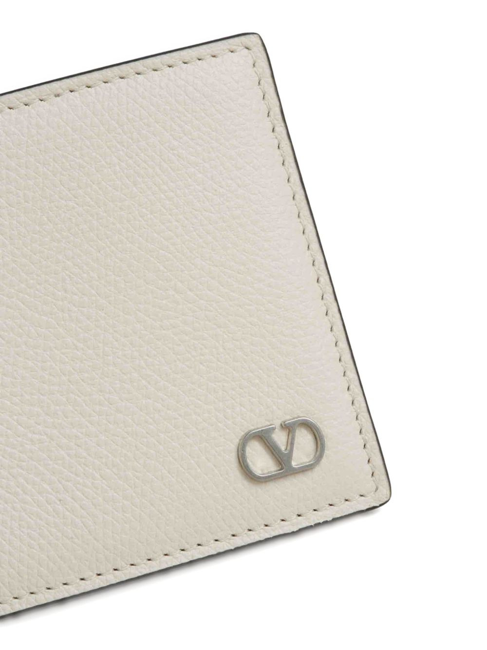 VLogo leather wallet - 6