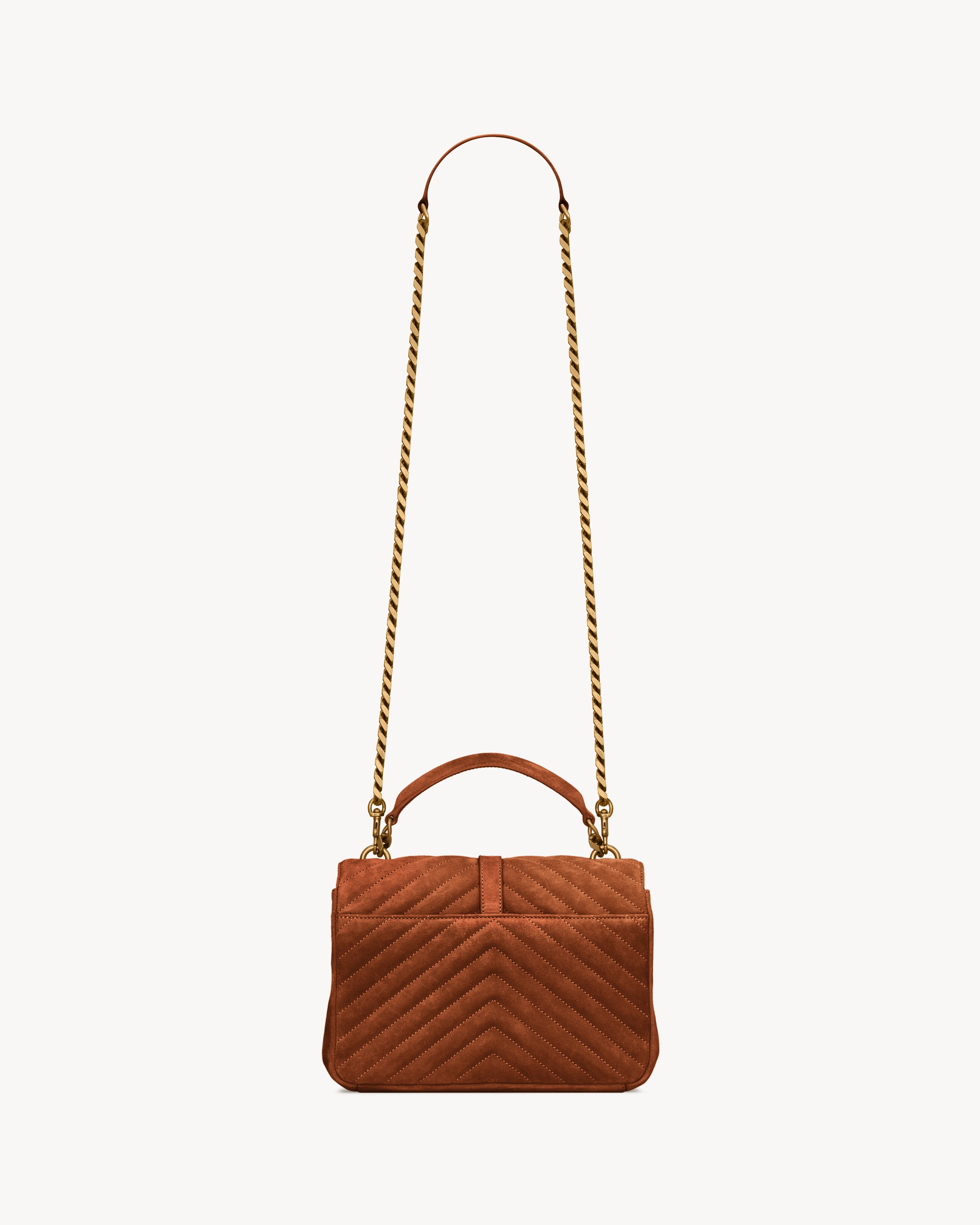 COLLEGE MEDIUM IN QUILTED SUEDE - 3