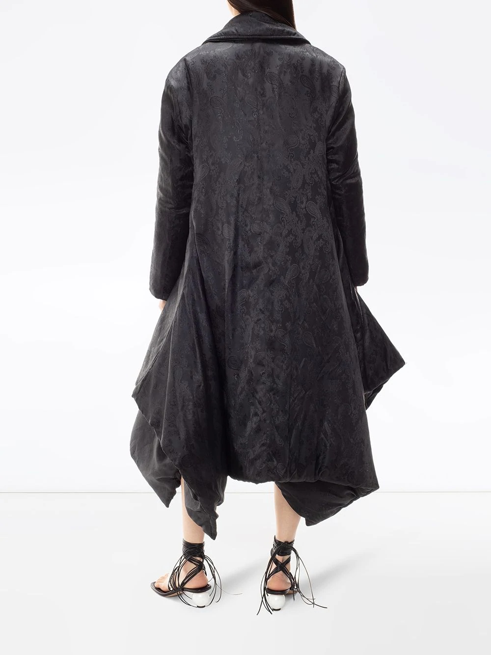 asymmetric puffer coat - 4