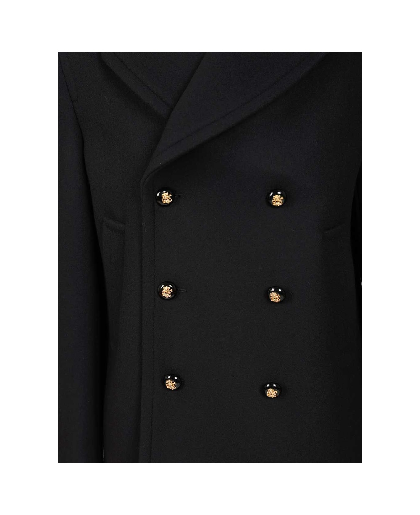 Wool Pea Coat - 4