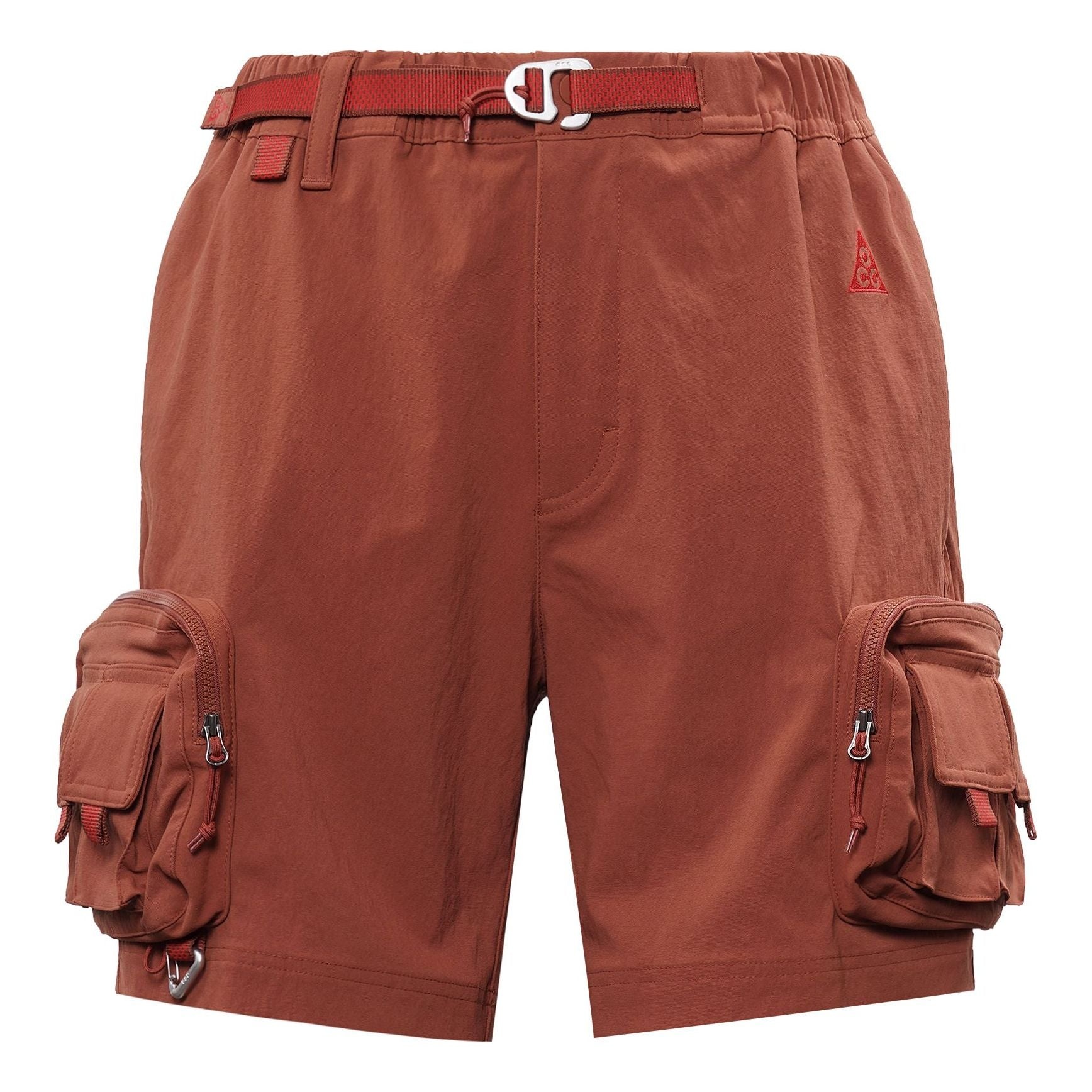 Nike ACG Embroidered Logo Lacing waterproof Multiple Pockets Shorts Red DH8348-670 - 1