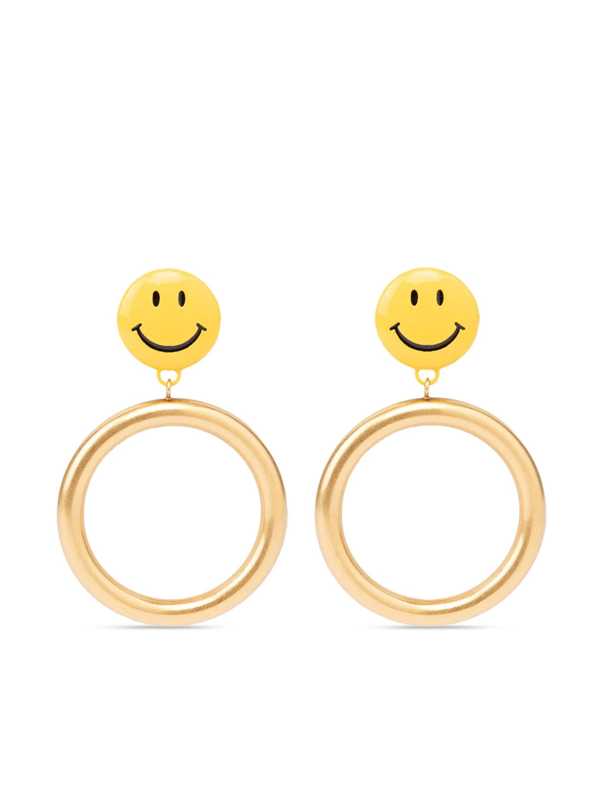 Smile-motif Earrings - 1