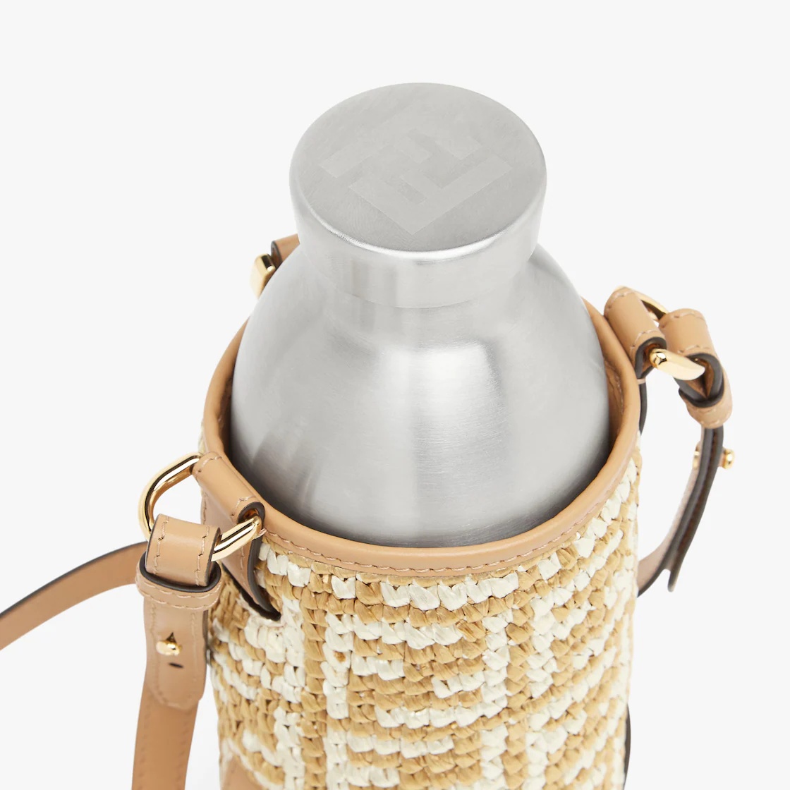 Flask made in collaboration with 24Bottles®. The flask, with a branded FF stopper, is made of stainl - 3