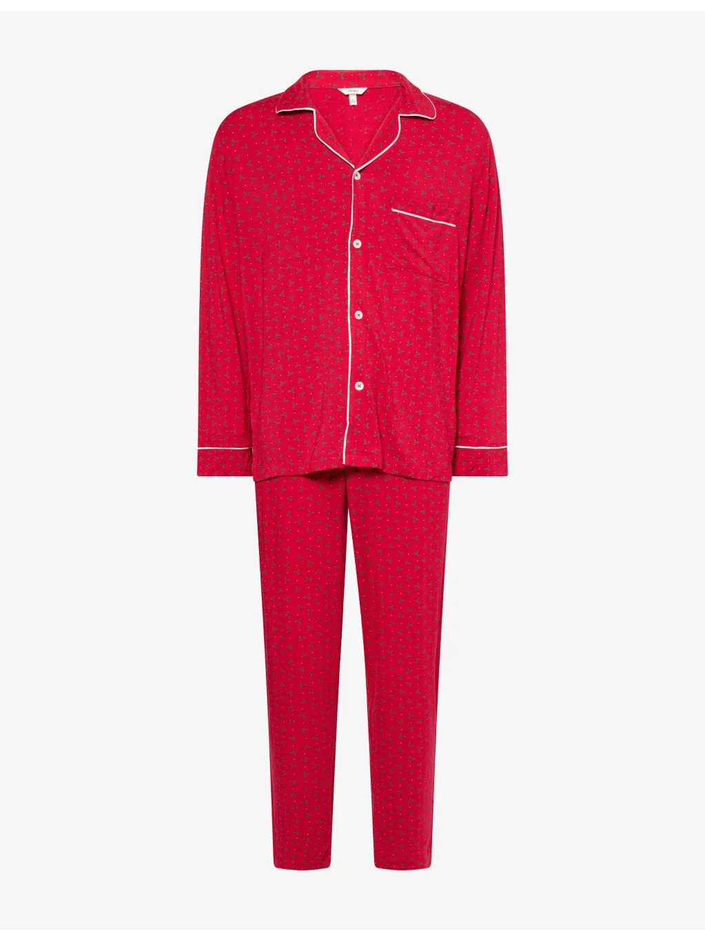 William Printed Stretch Jersey Pyjamas Set - 1