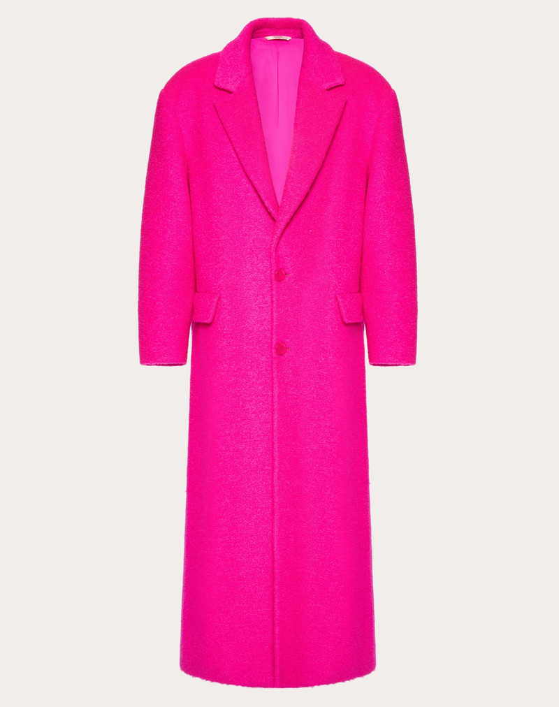 SINGLE-BREASTED WOOL COAT 1