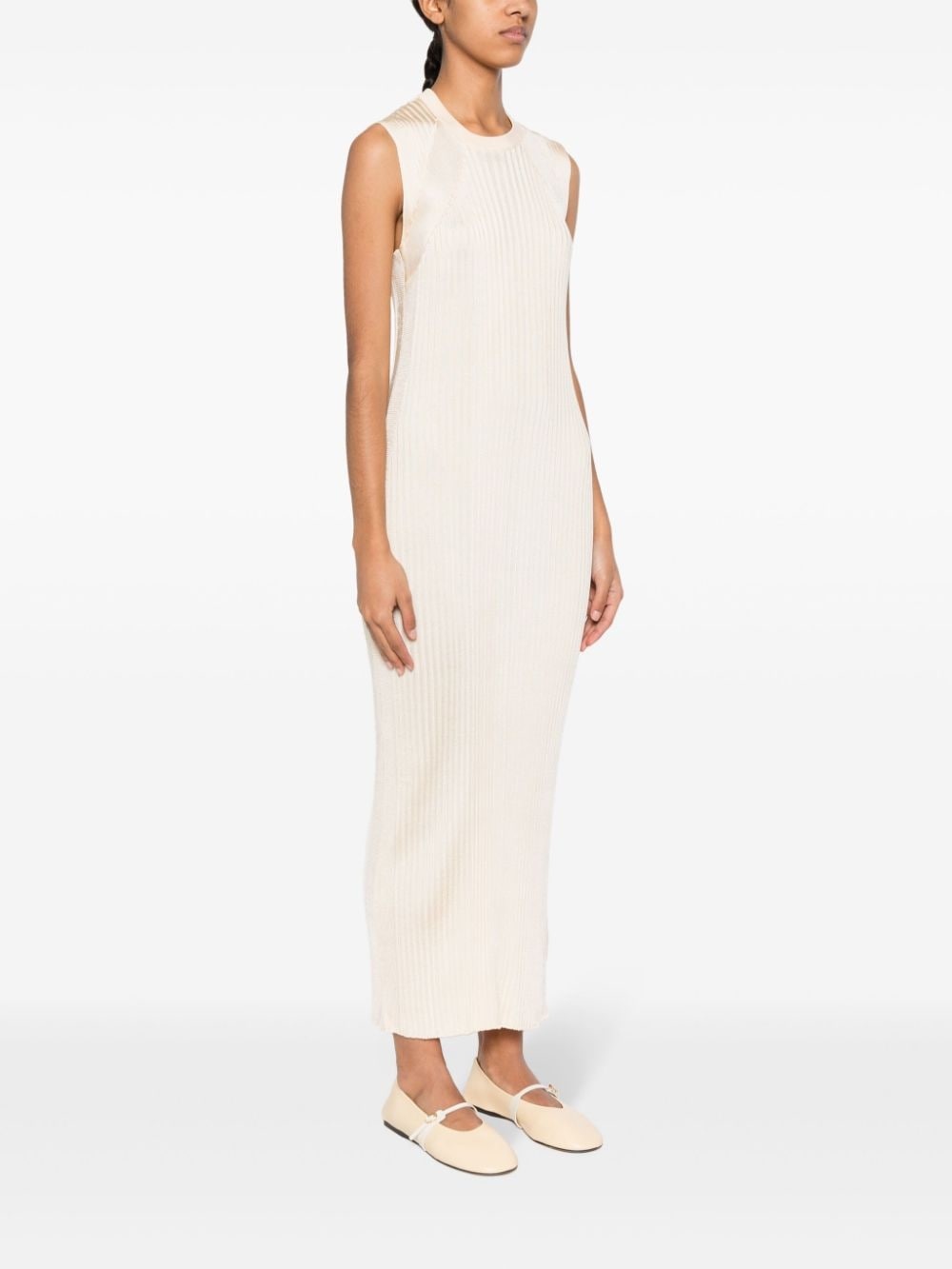 ribbed maxi dress - 3