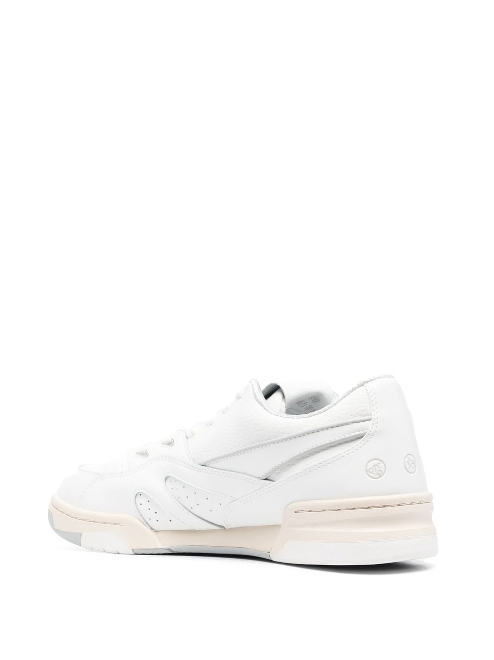 panelled low-top sneakers - 3