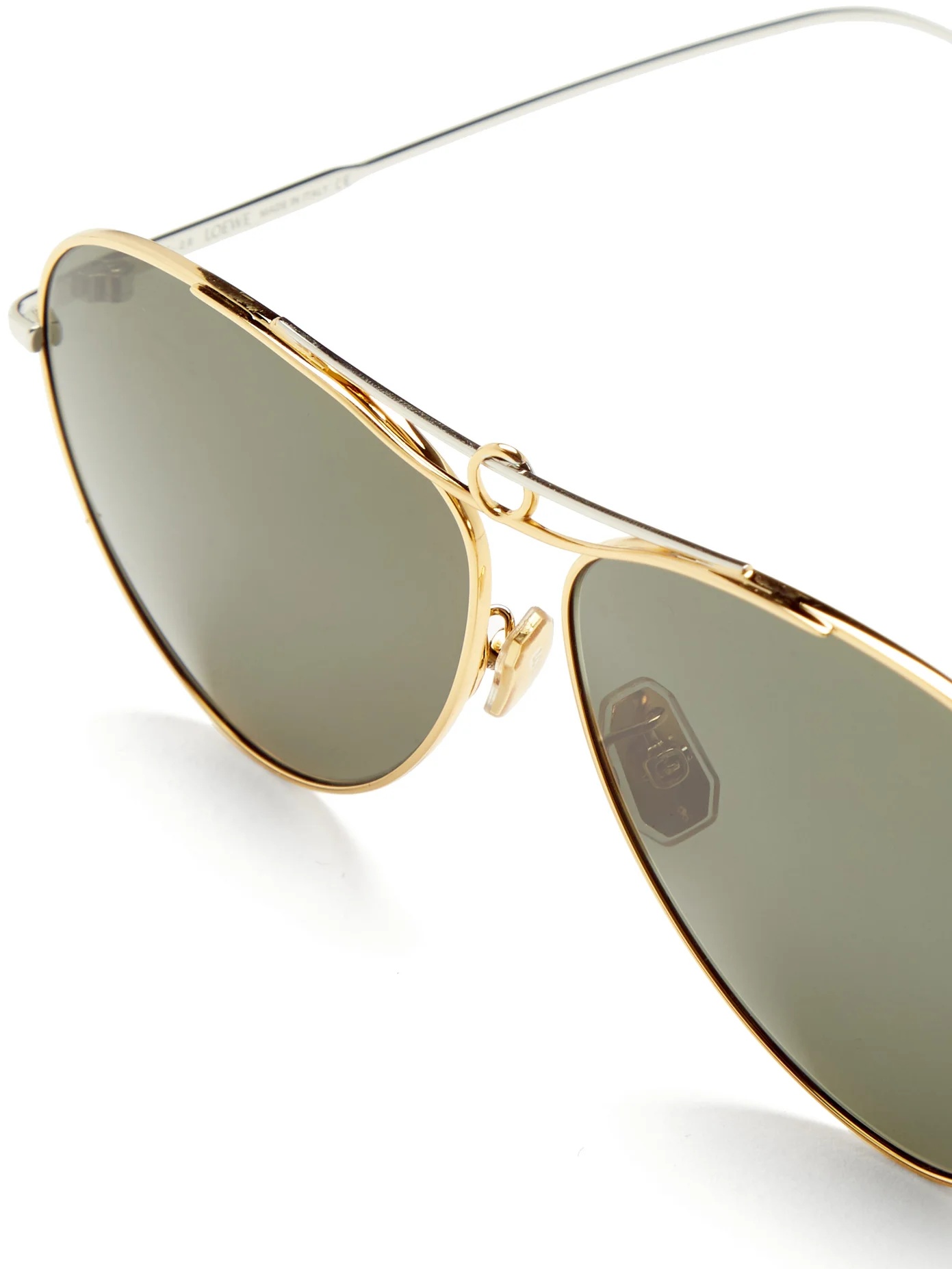 Aviator metal sunglasses - 6