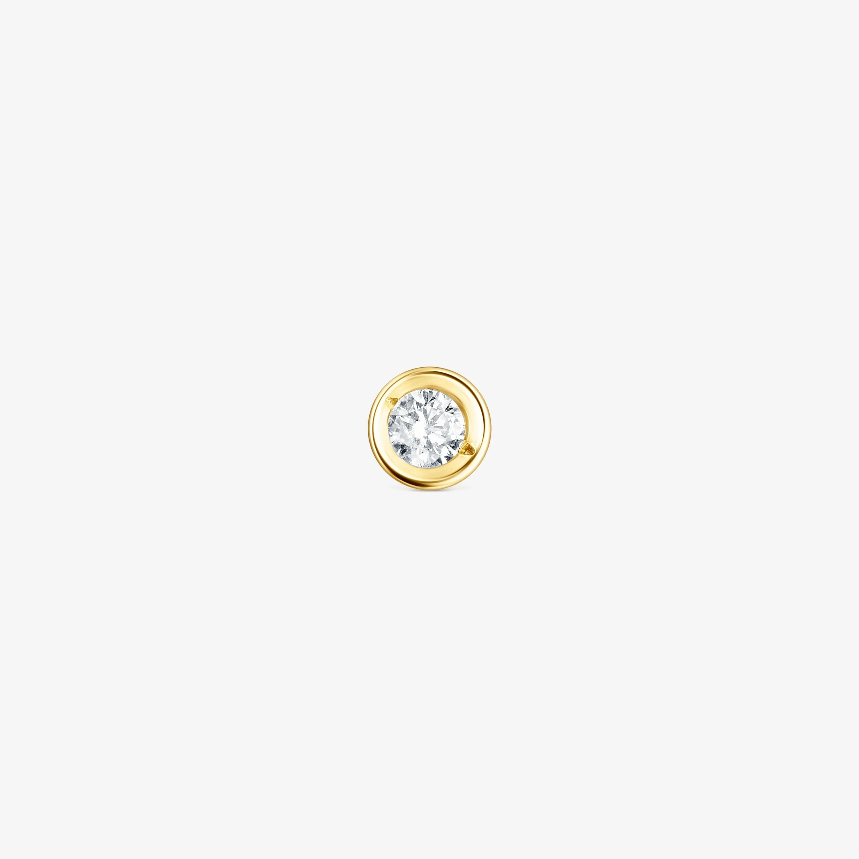 18K solid gold TOUS Basics ear Piercing with diamond - 1