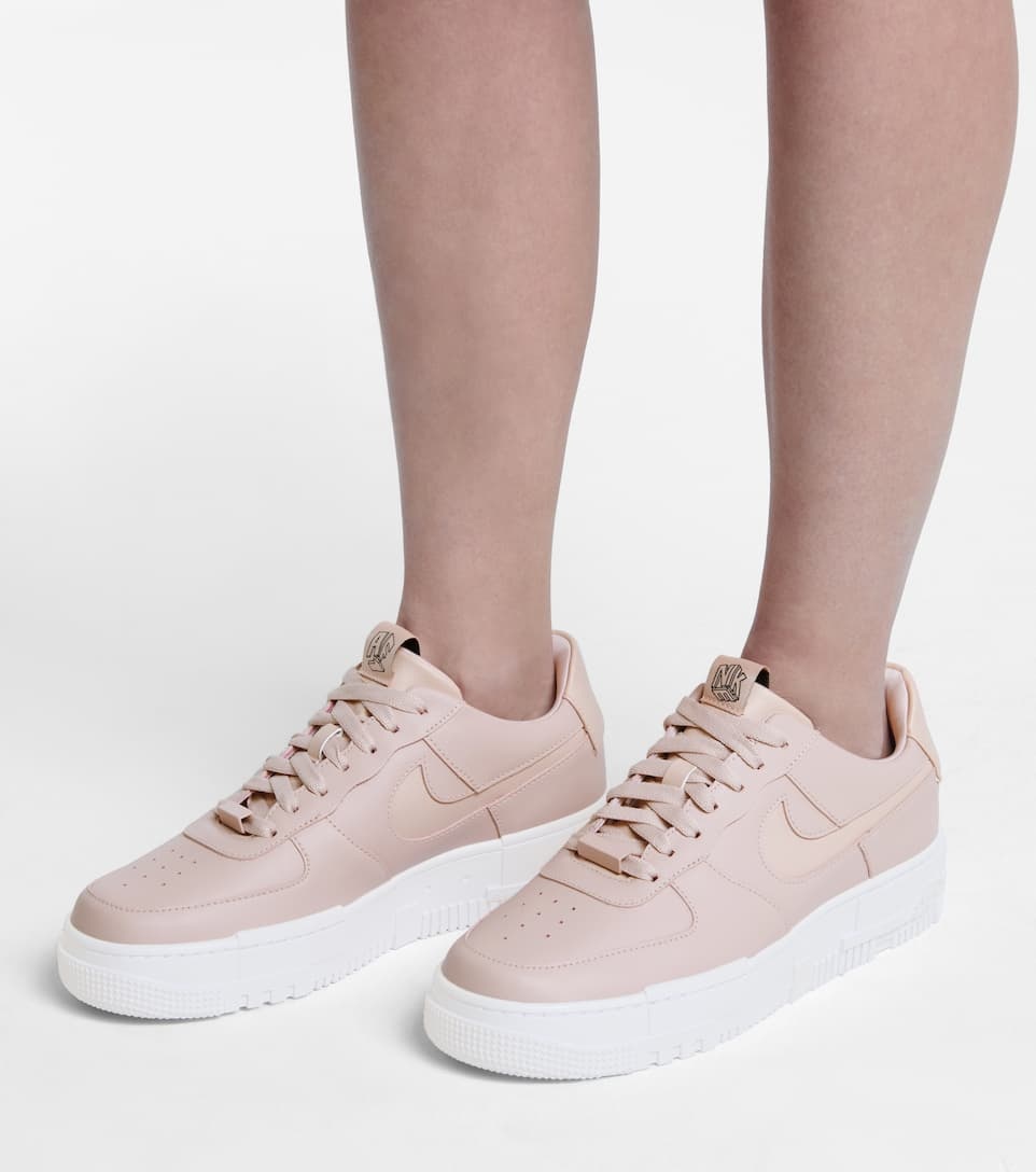 Air Force 1 Pixel leather sneakers - 4
