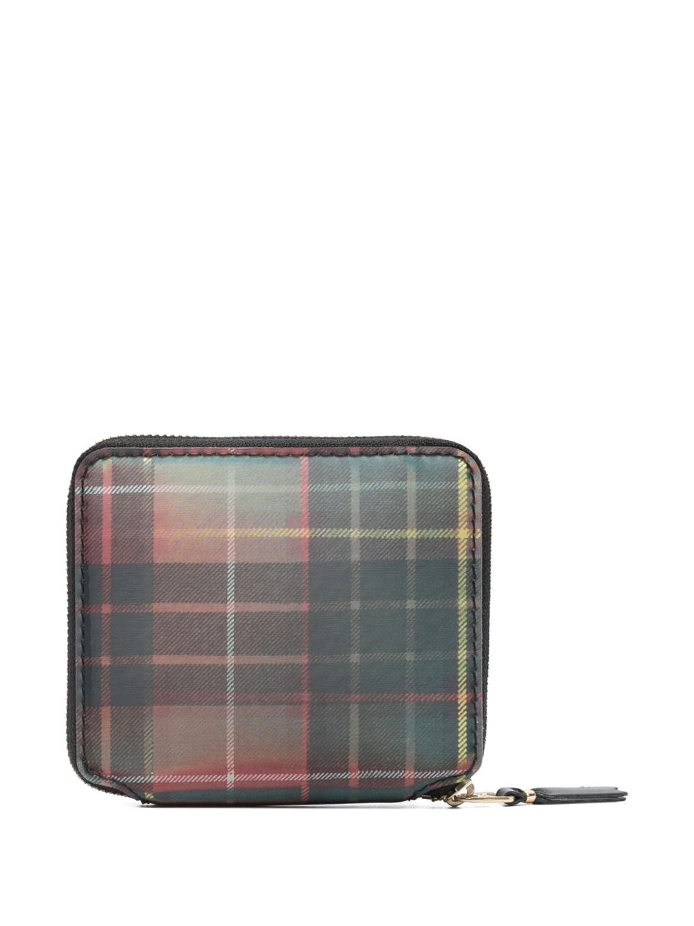 Lenticular Tartan zipped wallet - 2