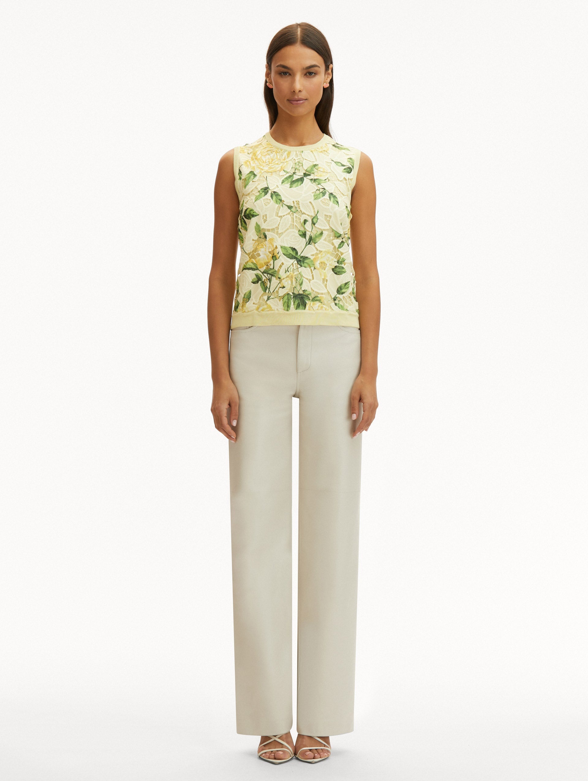 ENGLISH ROSE GUIPURE INSET TANK - 3