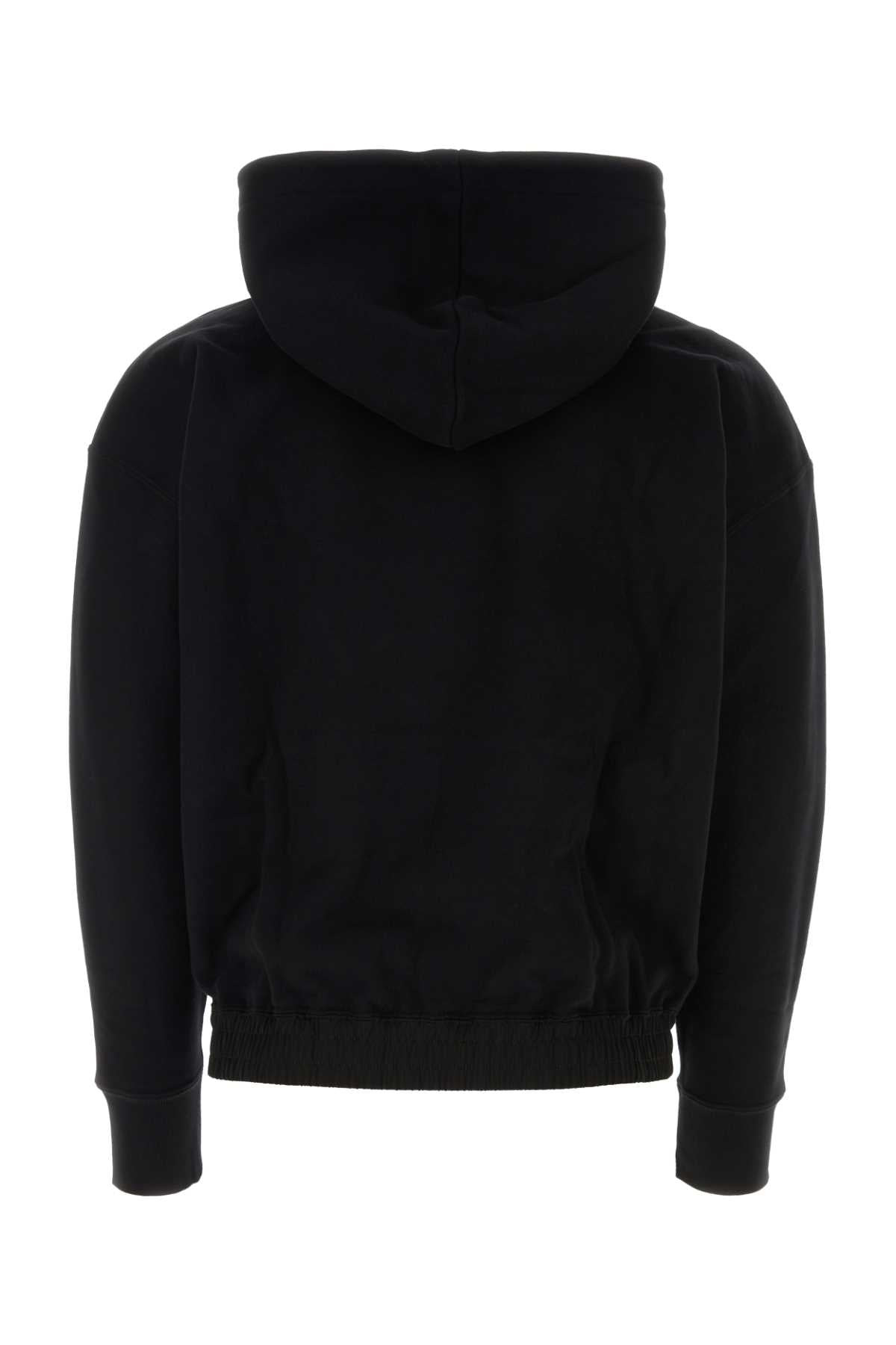 Saint Laurent Men Black Cotton Sweatshirt - 2