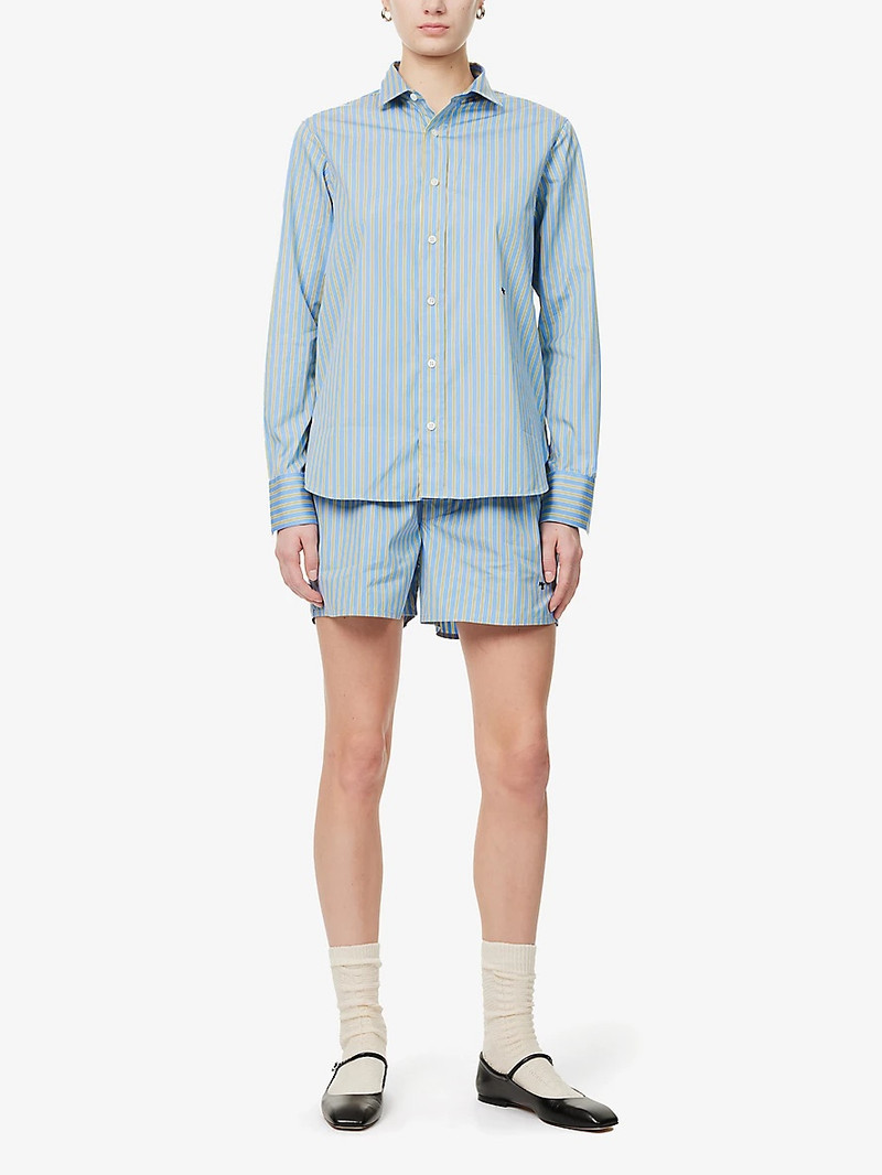 HommeGirls® Classic Stripe Long-Sleeve Cotton Shirt outlook