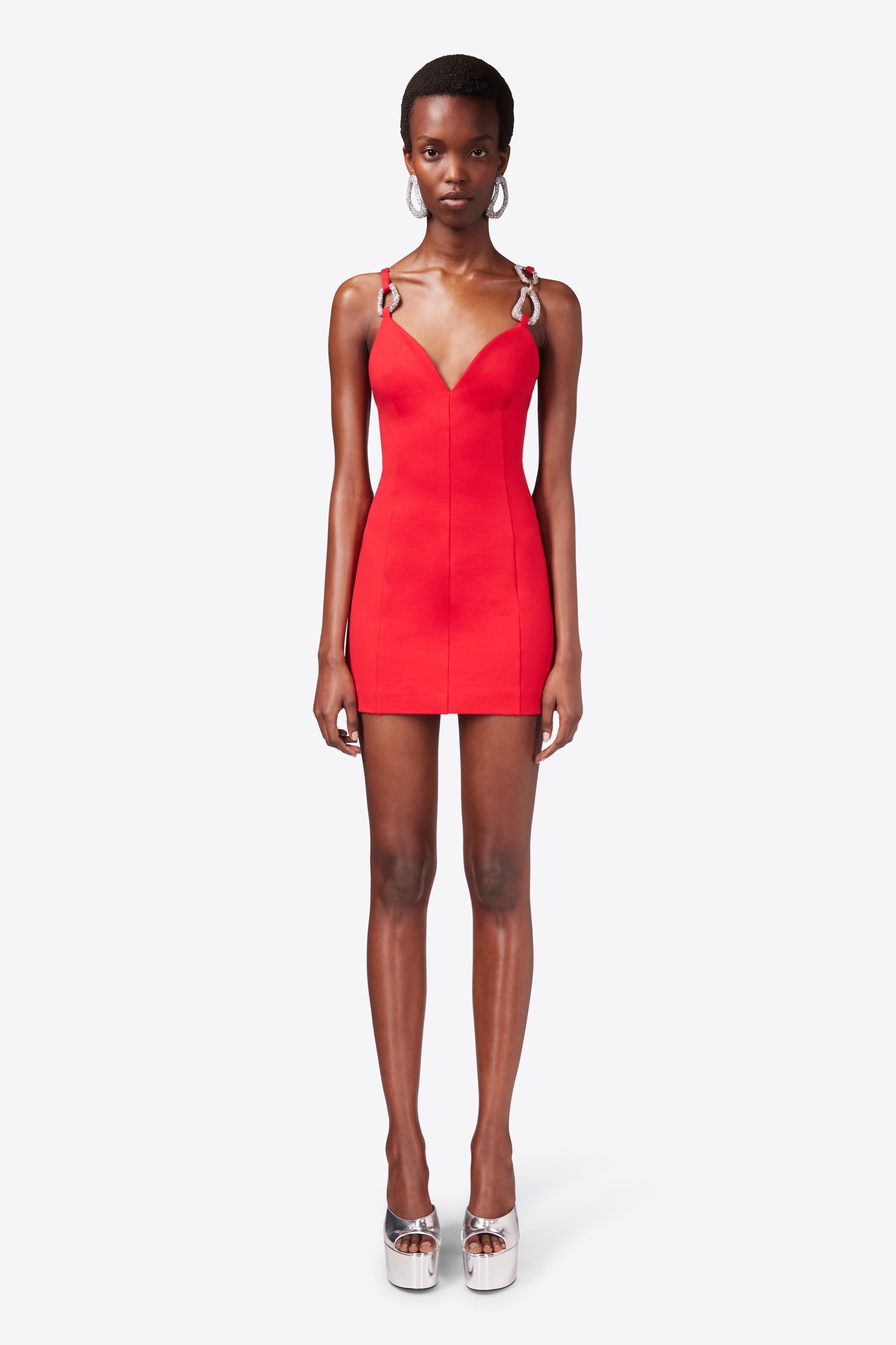 CRYSTAL LINK MINI DRESS - 3