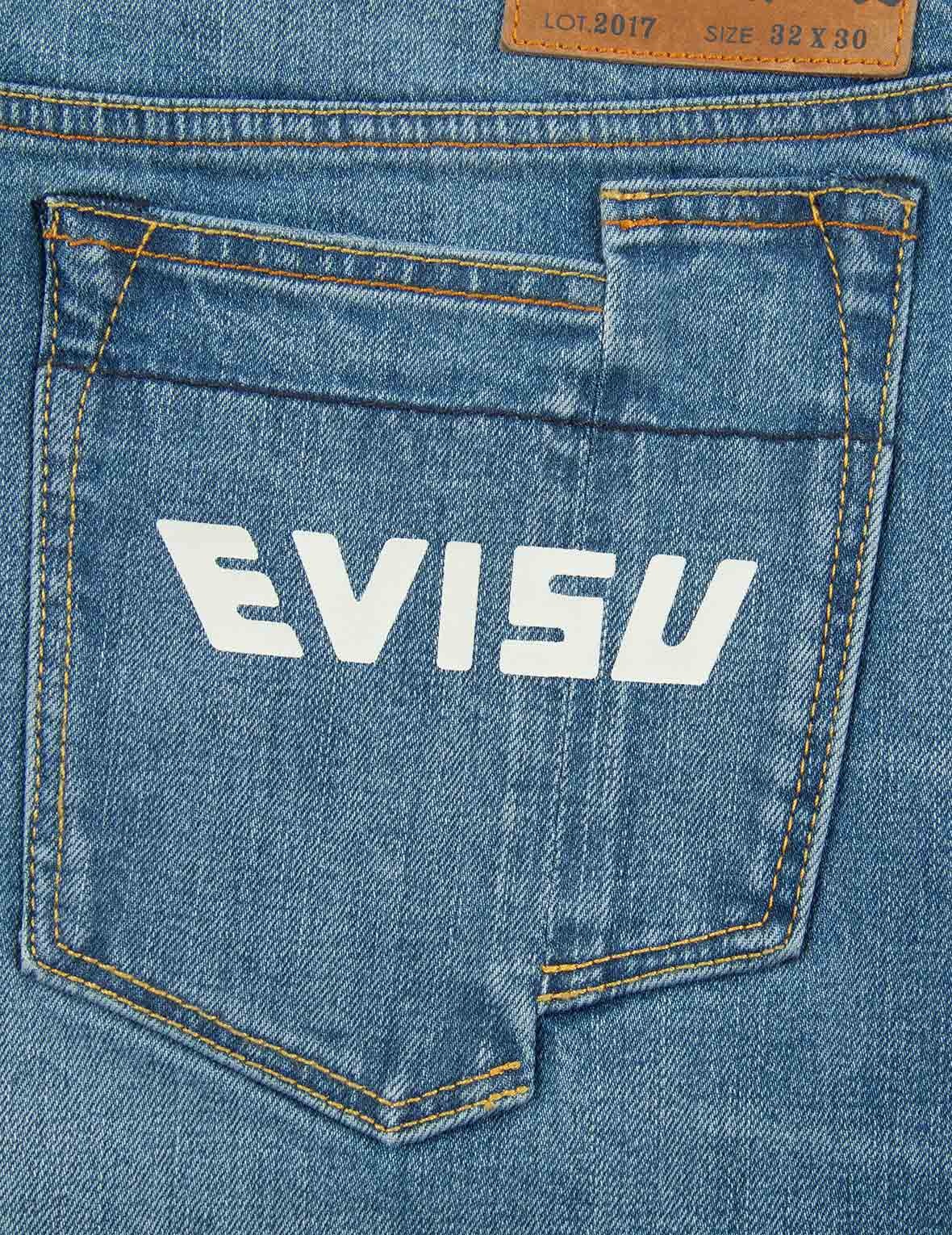 DECONSTRUCTED KAMON PRINT CROPPED-LENGTH CARROT FIT JEANS #2017 - 9