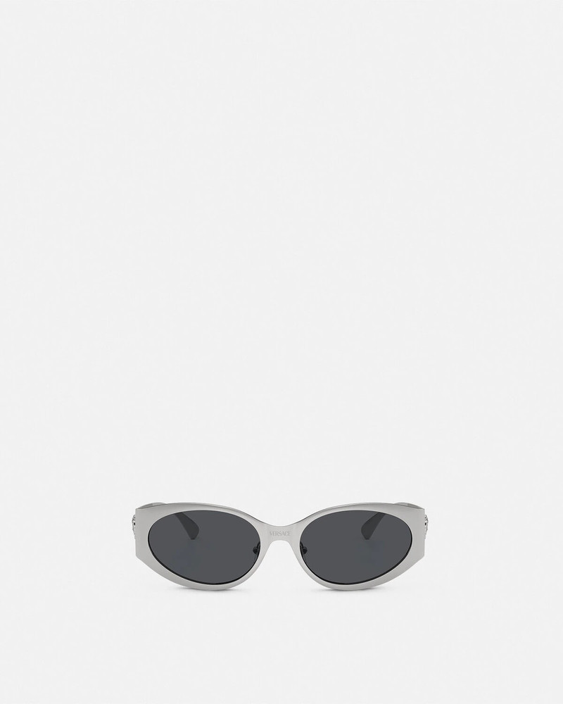 VERSACE La Medusa Oval Sunglasses outlook