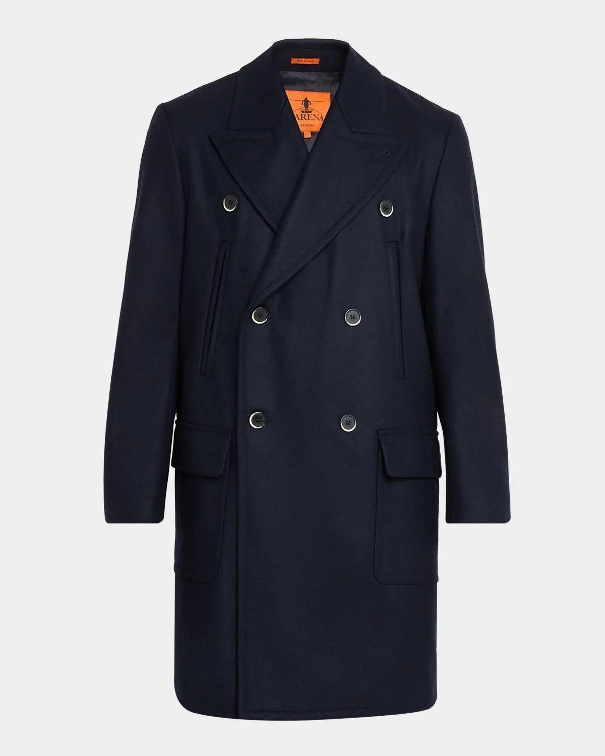 Men's Wool Peacoat - 1