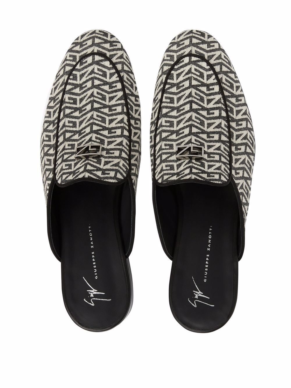 Rudolph monogram print loafers - 4