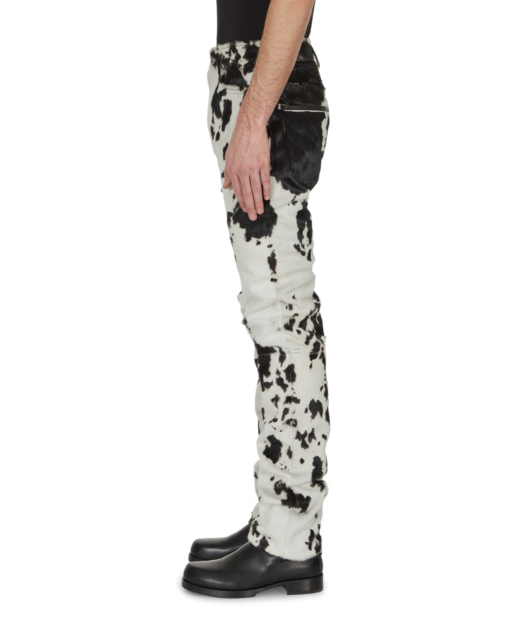 PAINTED LEATHER PANT - 4