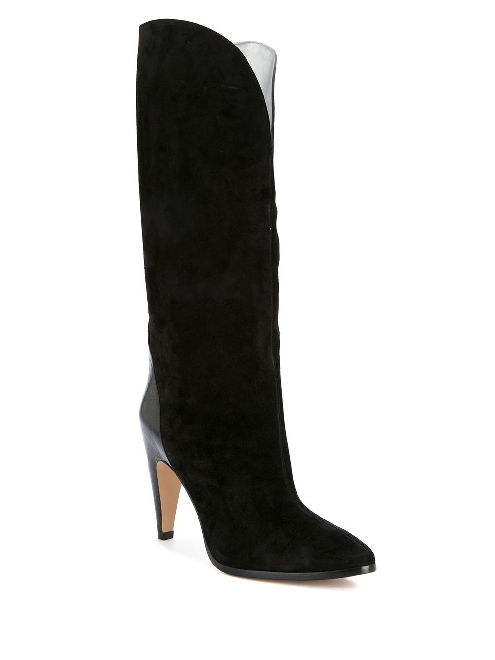 knee-length heel boots - 2