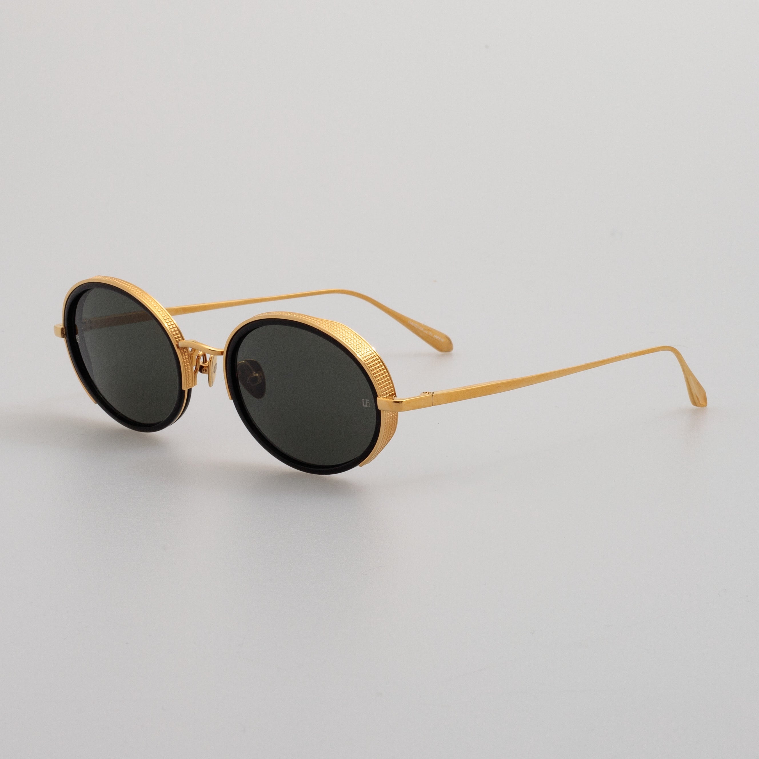 Finn Sunglasses in Yellow Gold - 2
