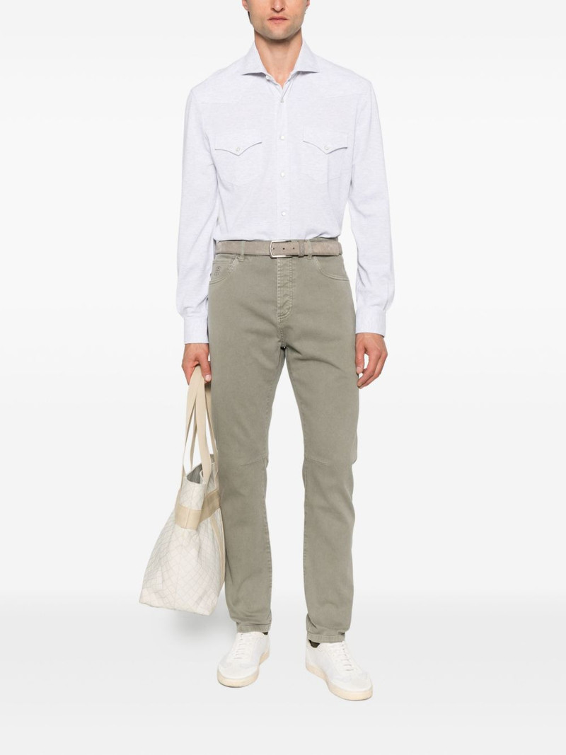 Brunello Cucinelli double-pocket cotton shirt outlook