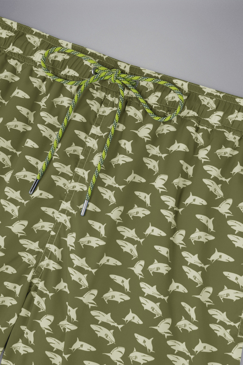 SWIM SHORTS WITH SHARK PRINT 5