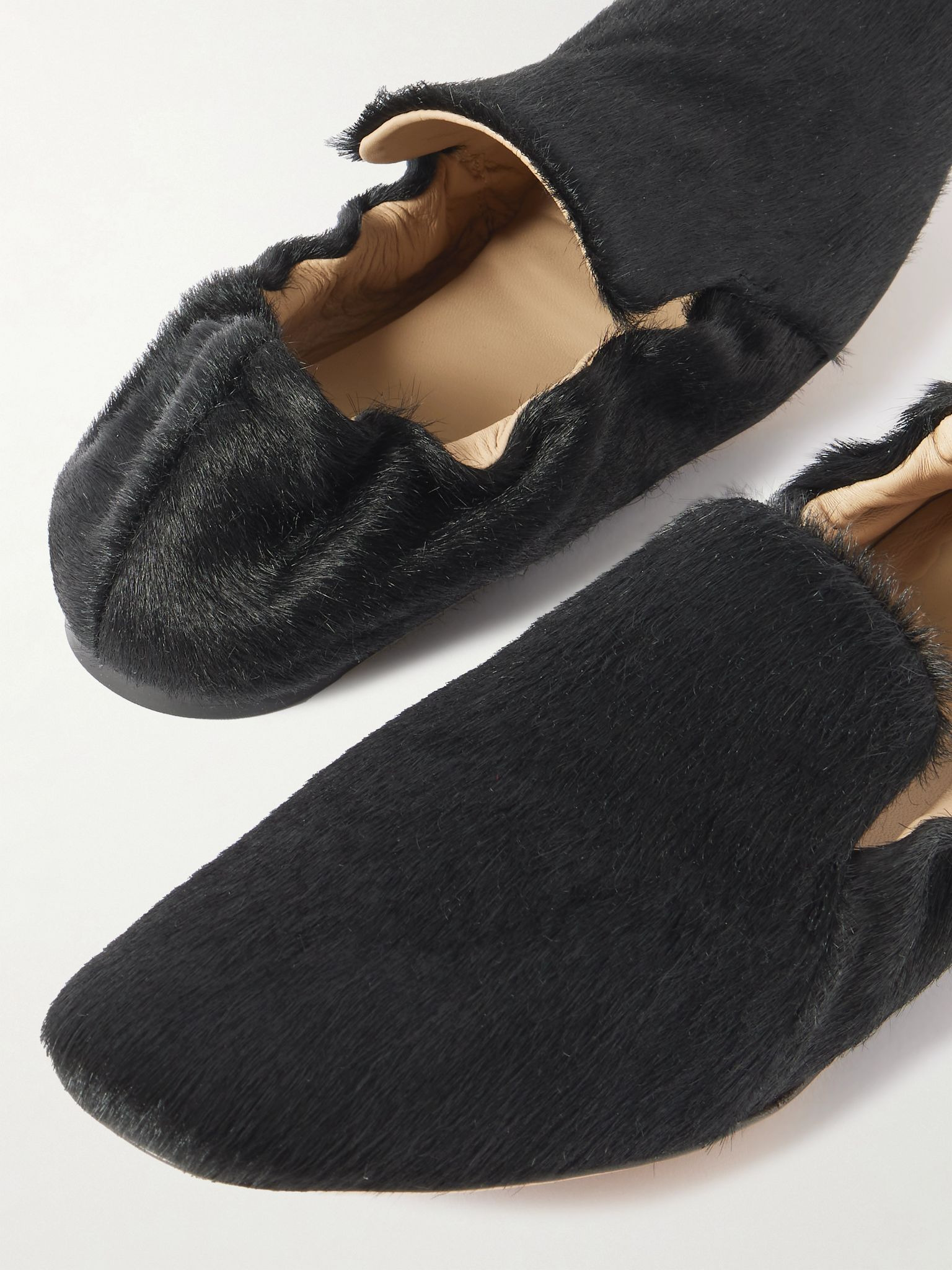 Orlando calf hair loafers Black - 4