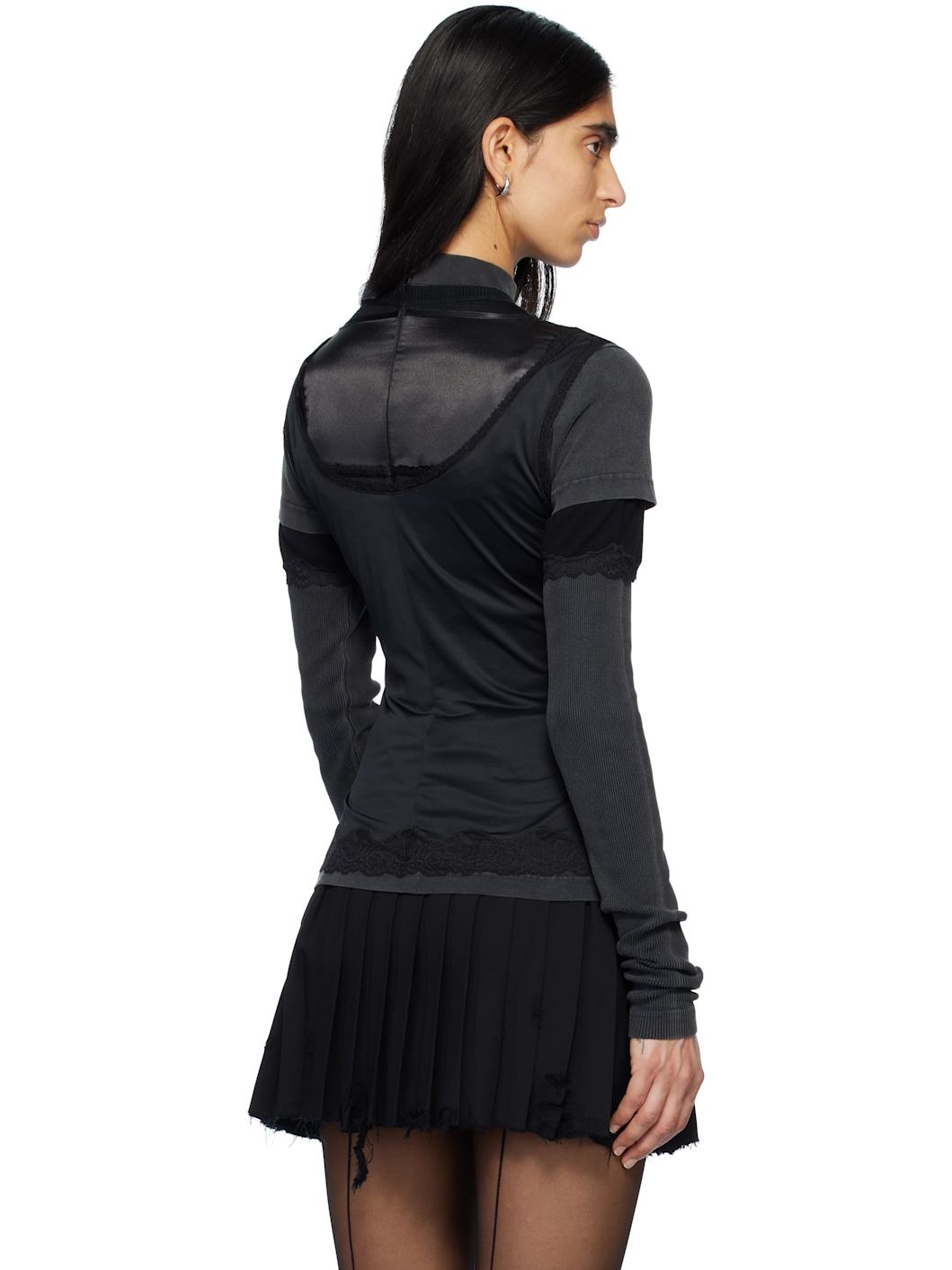 Black Layered Top - 3