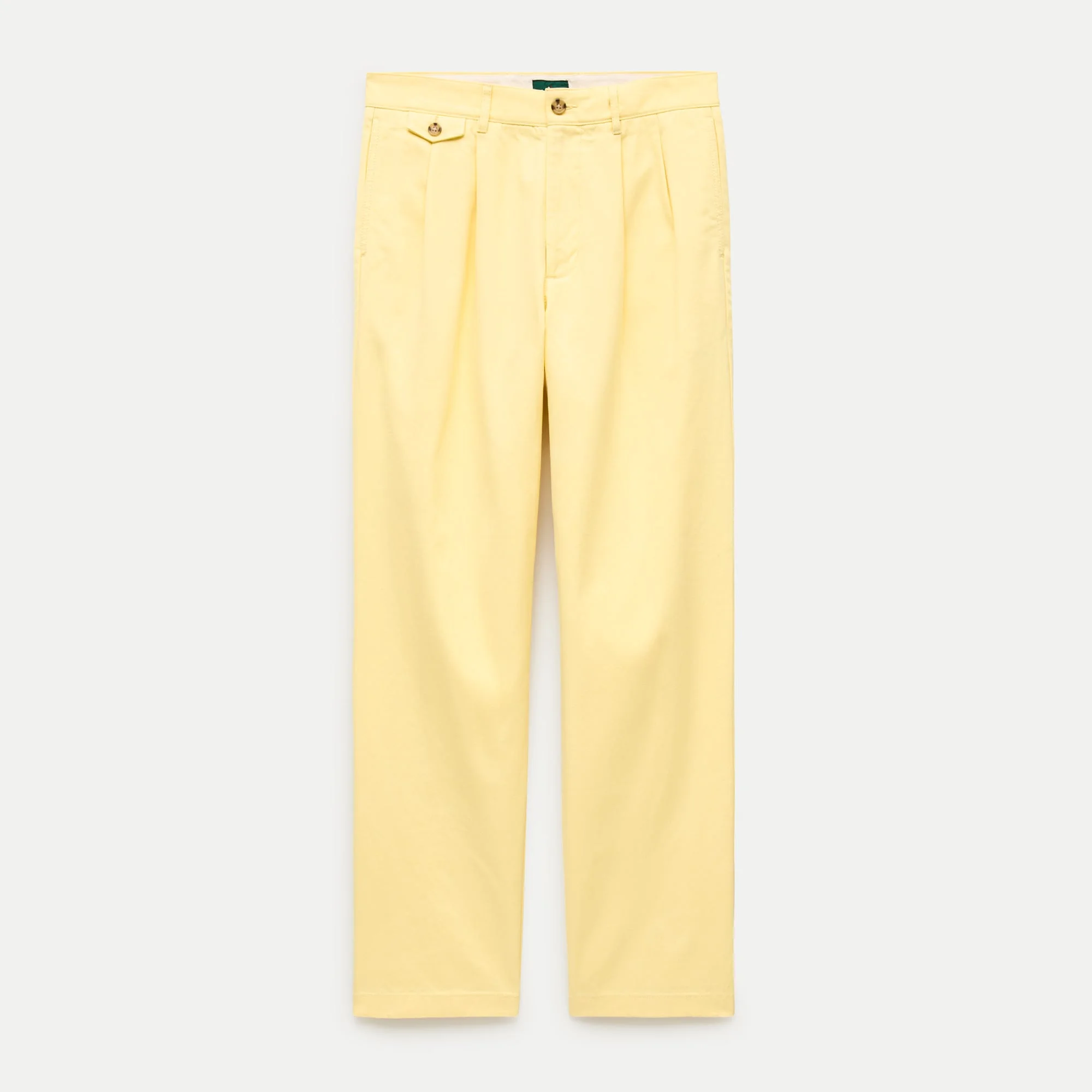 Classic double-pleated chino pant - 1