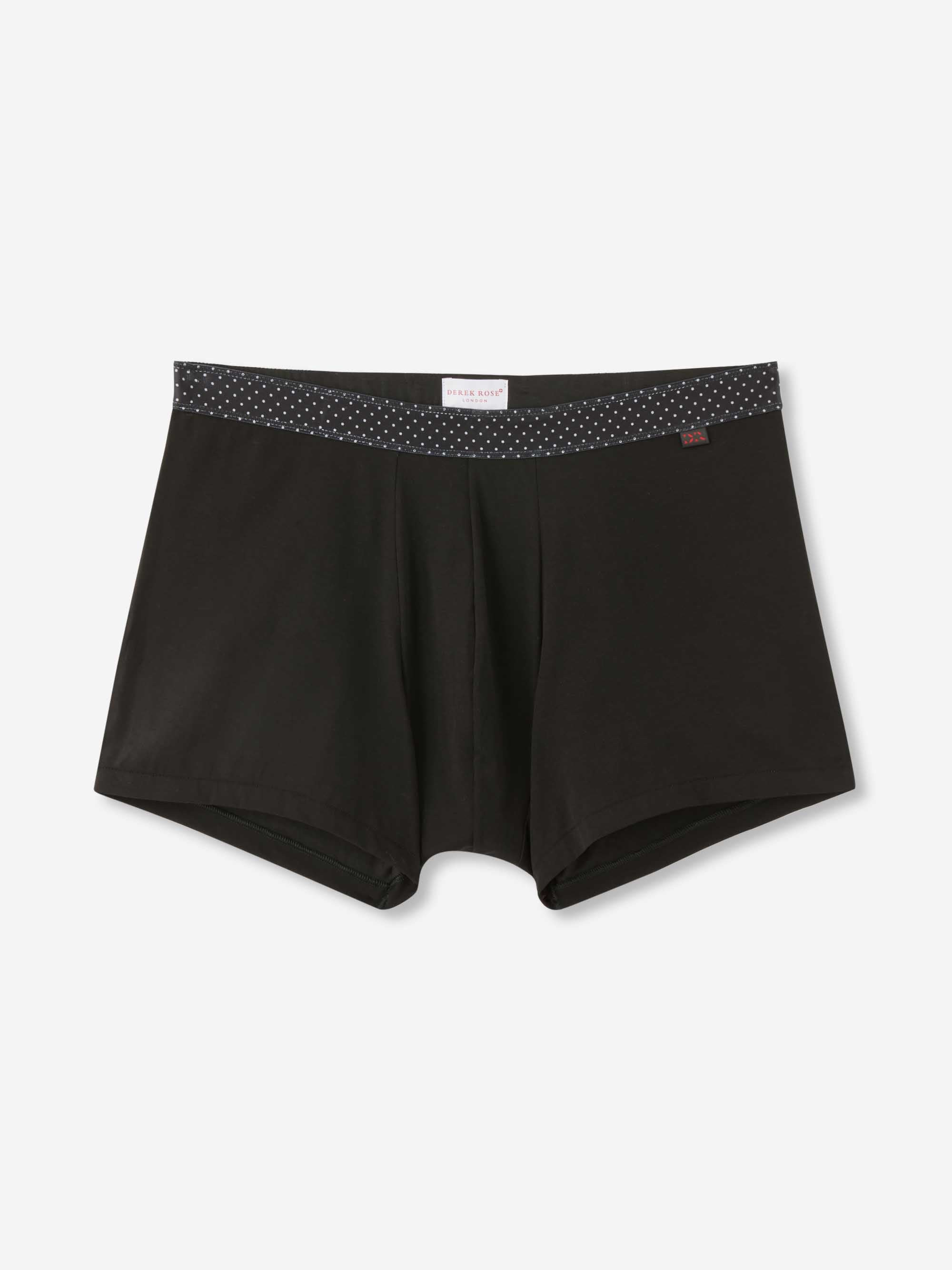 Men's Boxer Briefs Band 65 Pima Cotton Stretch Black - 2