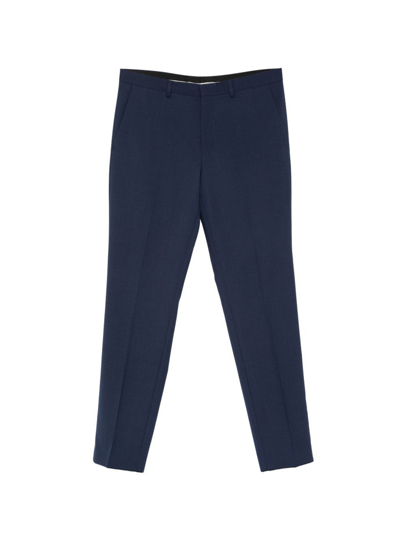 flat-front trousers 1
