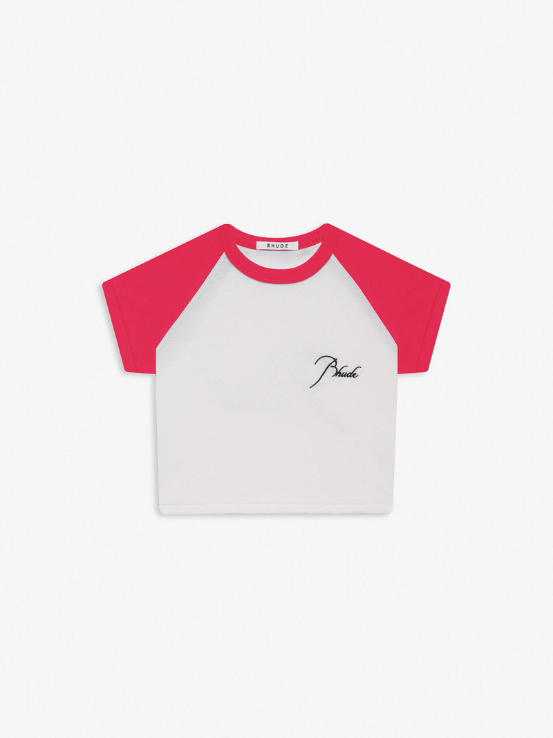 RHUDE SCRIPT LOGO BABY TEE 1
