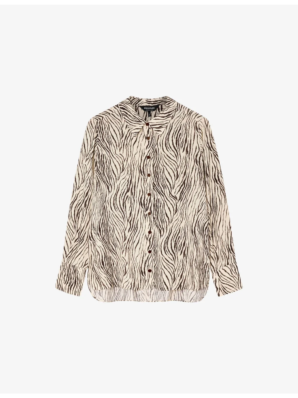 Zebra-Print Regular-Fit Woven Shirt - 1