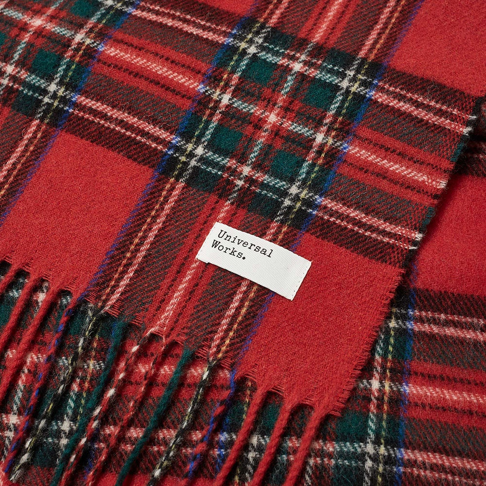 Universal Works Tartan Wool Scarf - 2