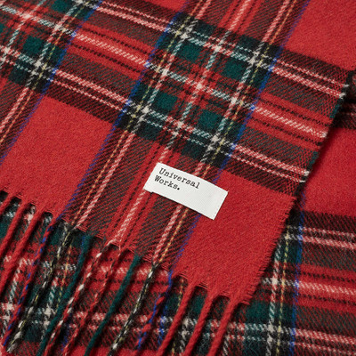 Universal Works Universal Works Tartan Wool Scarf outlook