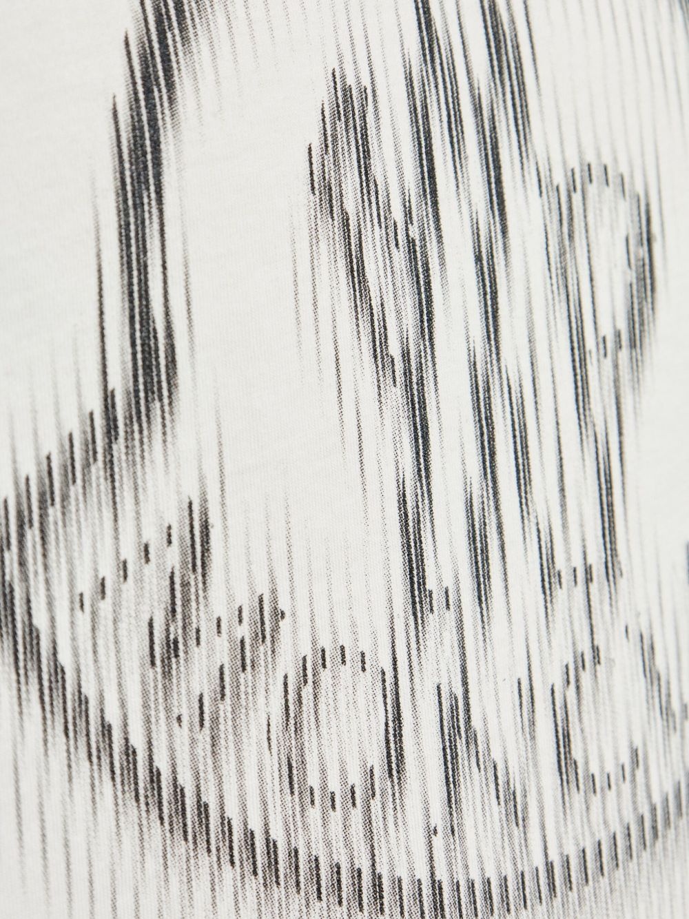 blurred-logo cotton T-shirt - 5