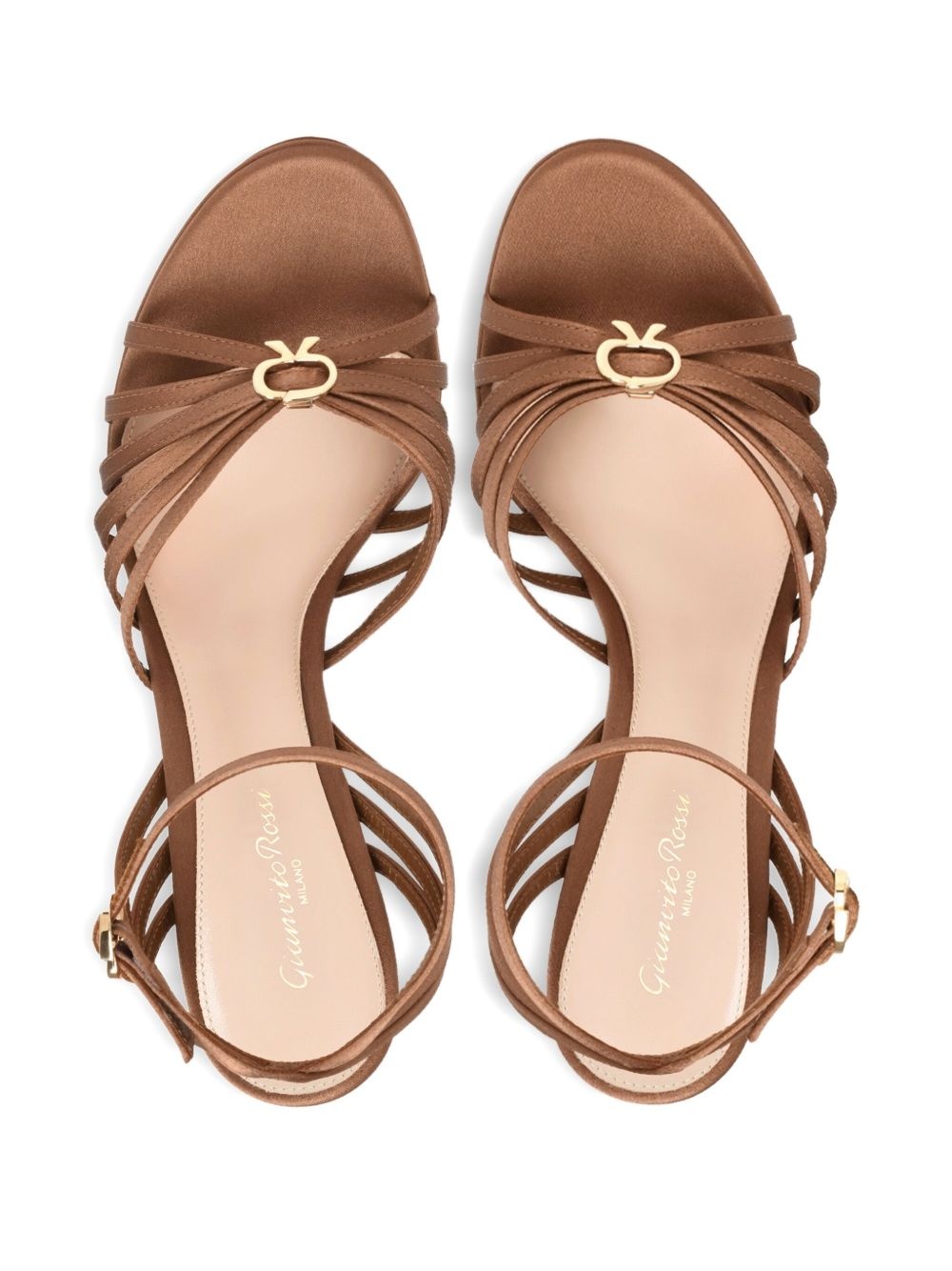 strappy block-heel sandals - 3